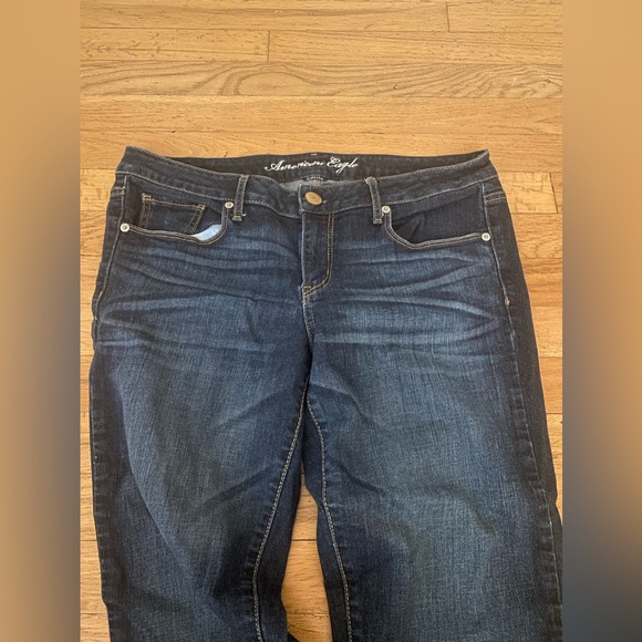 American eagle stretch skinny Jean size 14. Like new!! - Picture 2 of 6